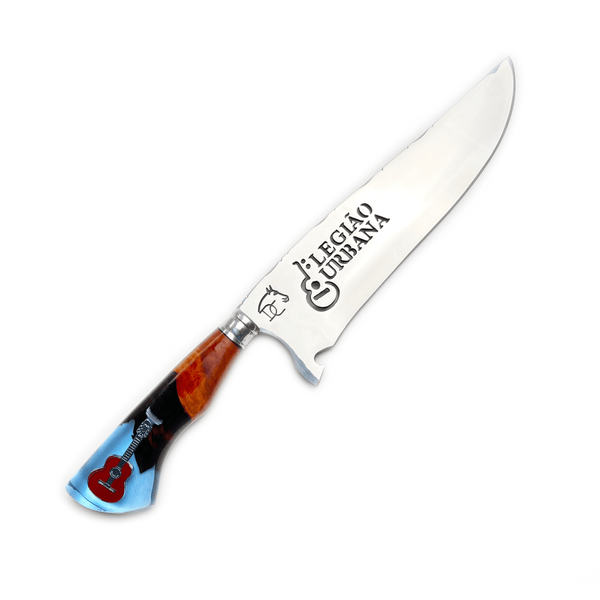 Faca Churrasco Artesanal 10" Legião Urbana